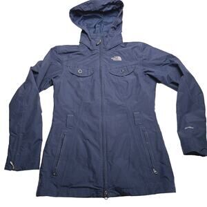 The North Face Jacket Women’s Size Small Blue Hyvent Jacket Detachable Hood